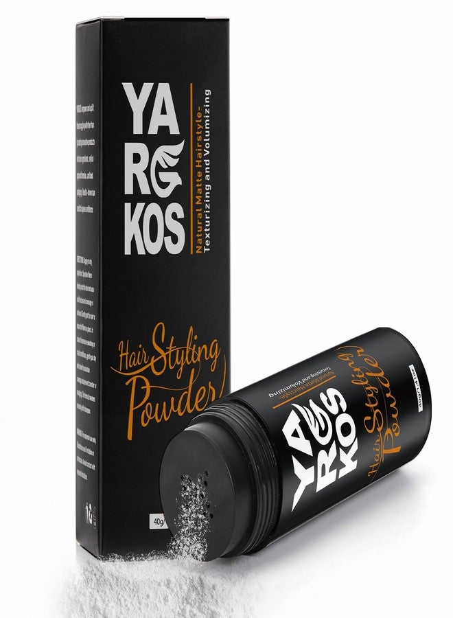 Yargkos Hair Styling Powder for Men & Women, Hair Texture Powder, Texturizing & Volumizing, Strong Hold, Natural Matte Finish, No Residue, Vegan Formula, 1.41 oz - Image 1